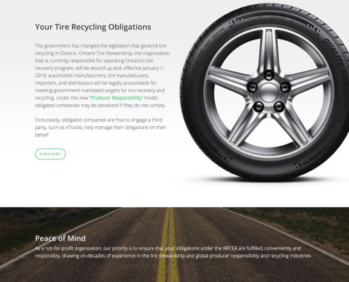 etracks industry association web design tire image