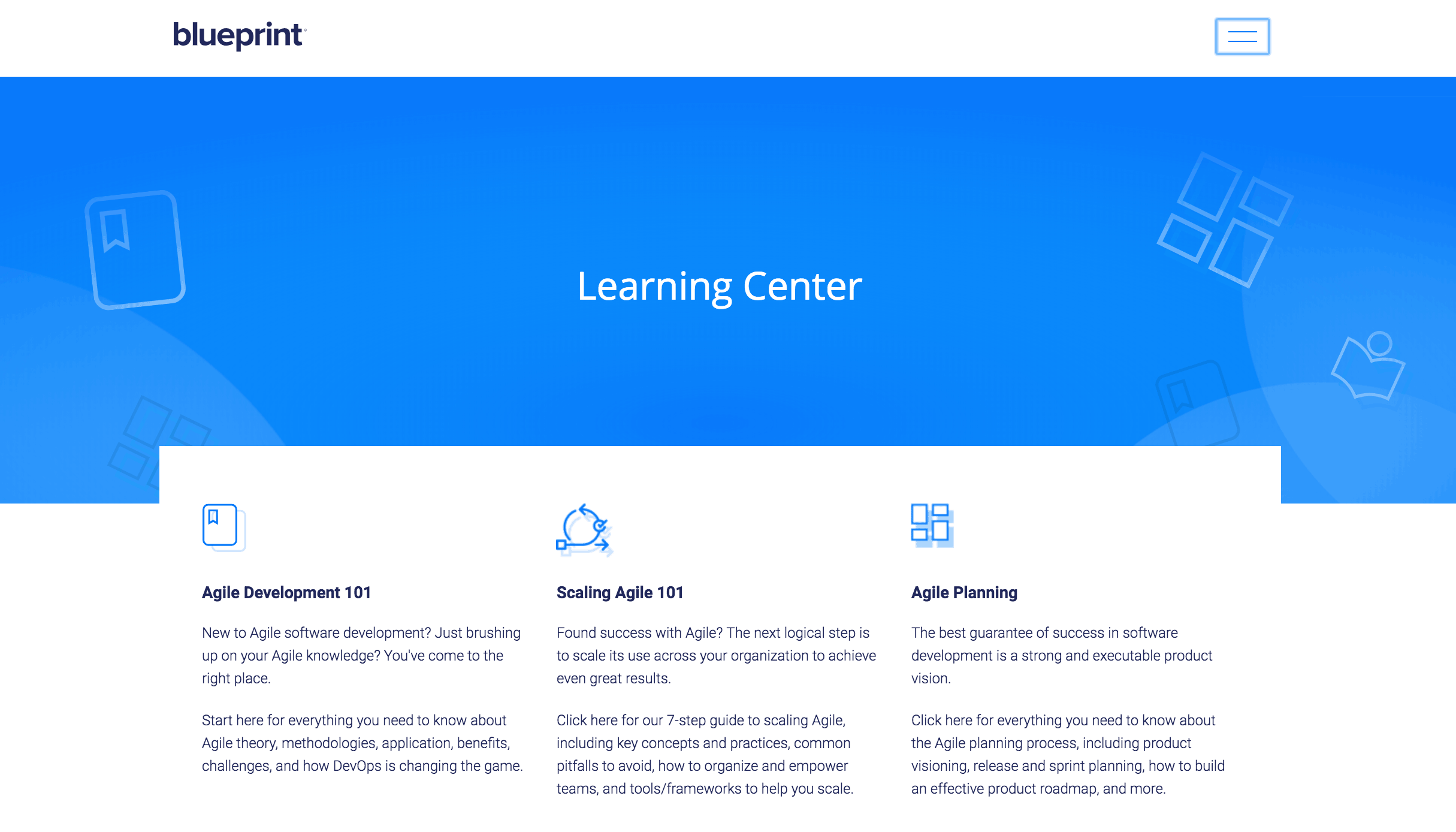 SEO Learning Centre example software home